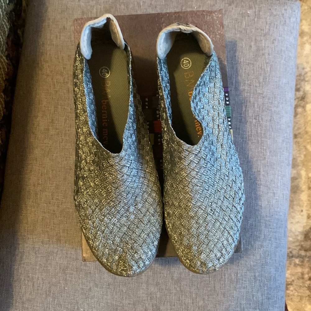 Bernie Mev-pewter wedge-size 40
